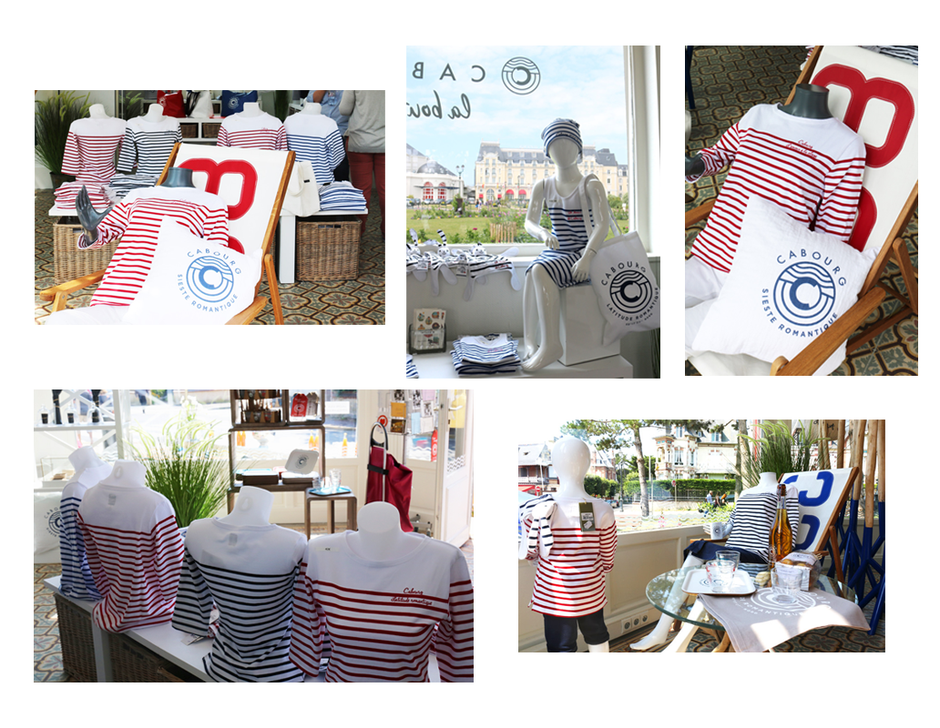 Collection Mousqueton au Pavillon de Cabourg, la boutique