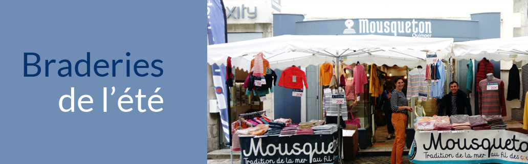 Braderies de l'été avec Mousqueton
