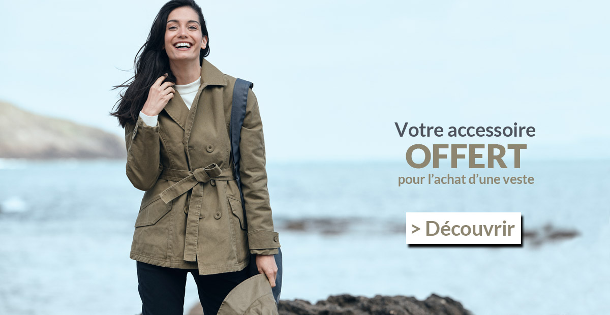 Votre accessoire offert pour achat veste hiver