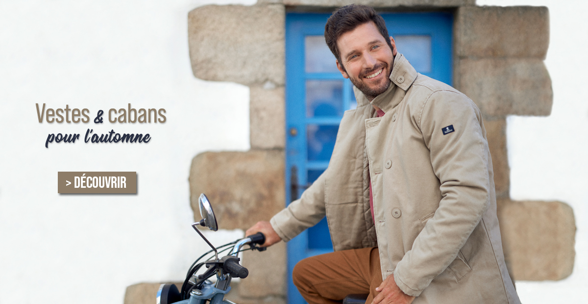 Sélection vestes et cabans homme