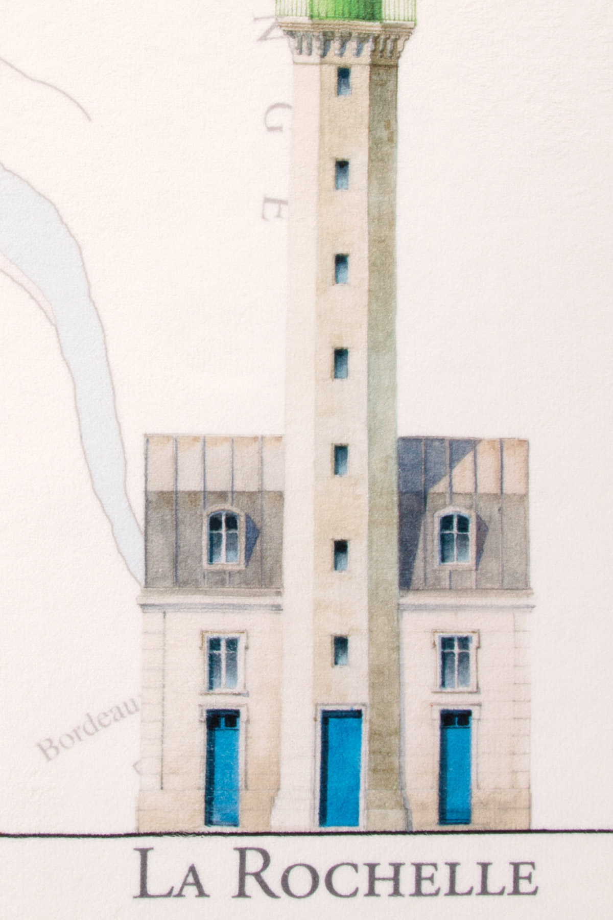 - - Serviette CHARENTE MARITIME PHARES